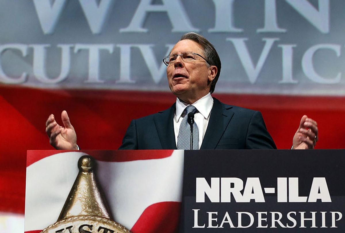 Wayne LaPierre, the head of the National Rifle Association (Justin Sullivan/Getty Images)