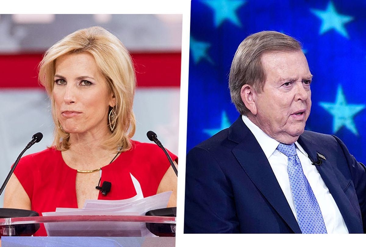Laura Ingraham and Lou Dobbs  (Photo illustration by Salon/Getty Images)