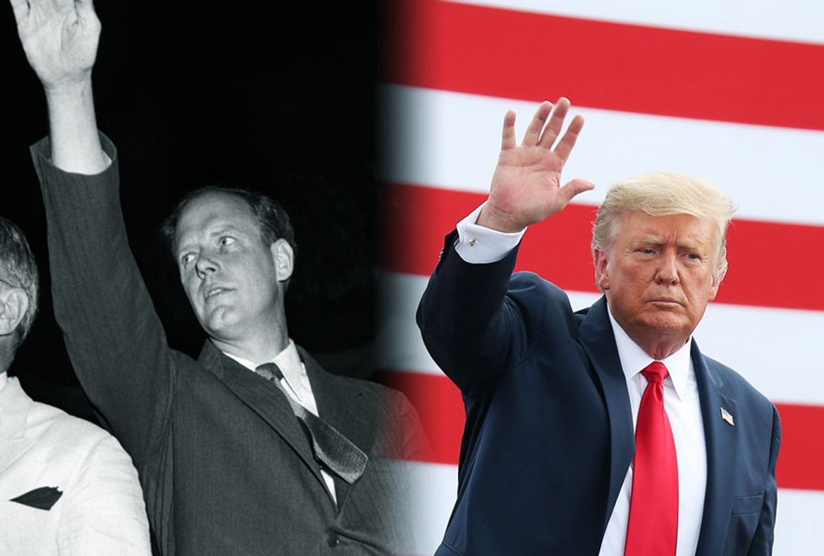 Charles Lindbergh and Donald Trump (Photo illustration by Salon/Getty Images)