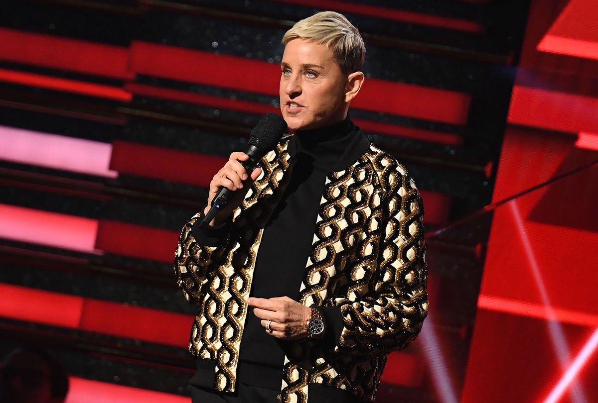 Ellen DeGeneres at the 2020 Grammys (ROBYN BECK/AFP via Getty Images)
