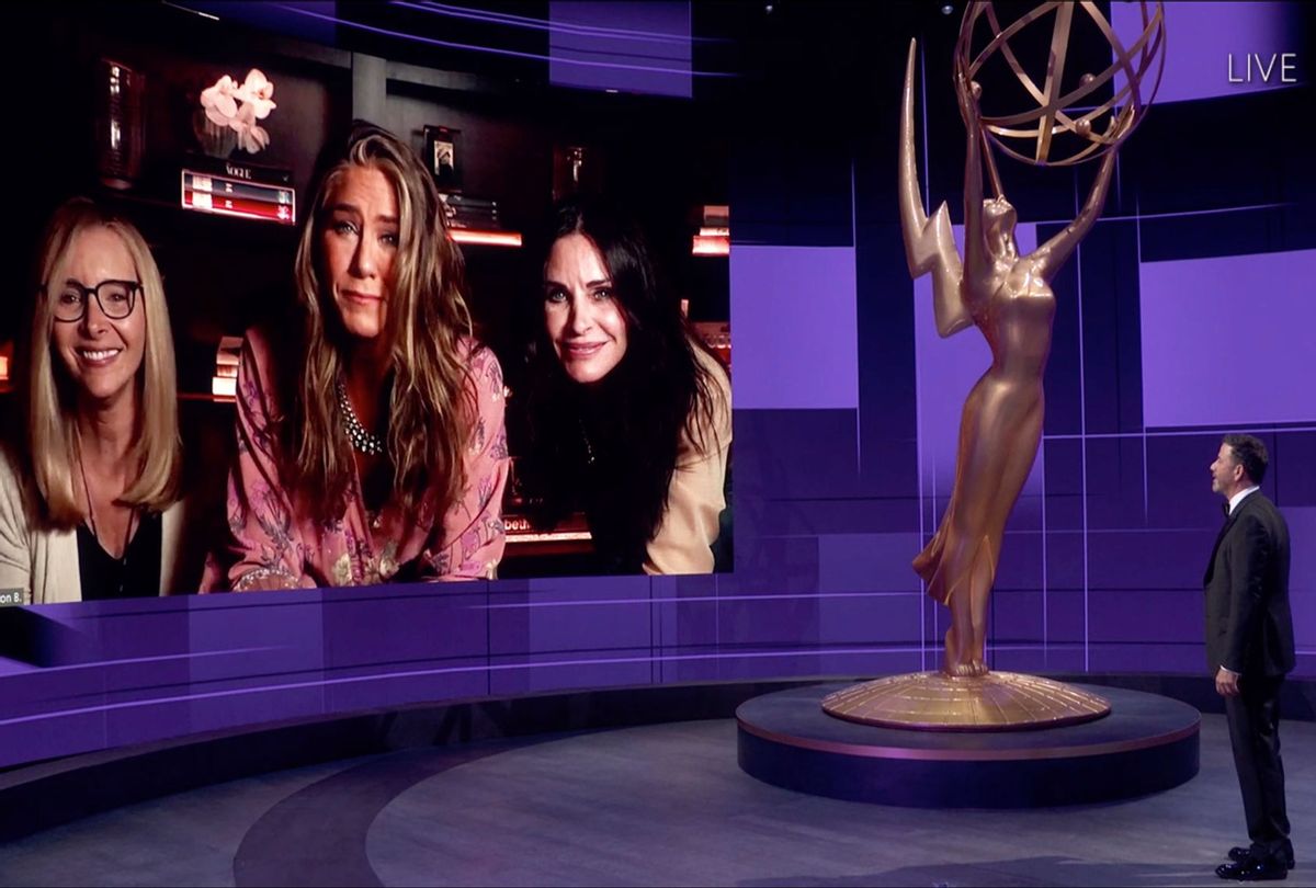 THE 72ND EMMY AWARDS! Hosted by Jimmy Kimmel, featuring video conference with Lisa Kudrow, Jennifer Aniston, and Courteney Cox (ABC)