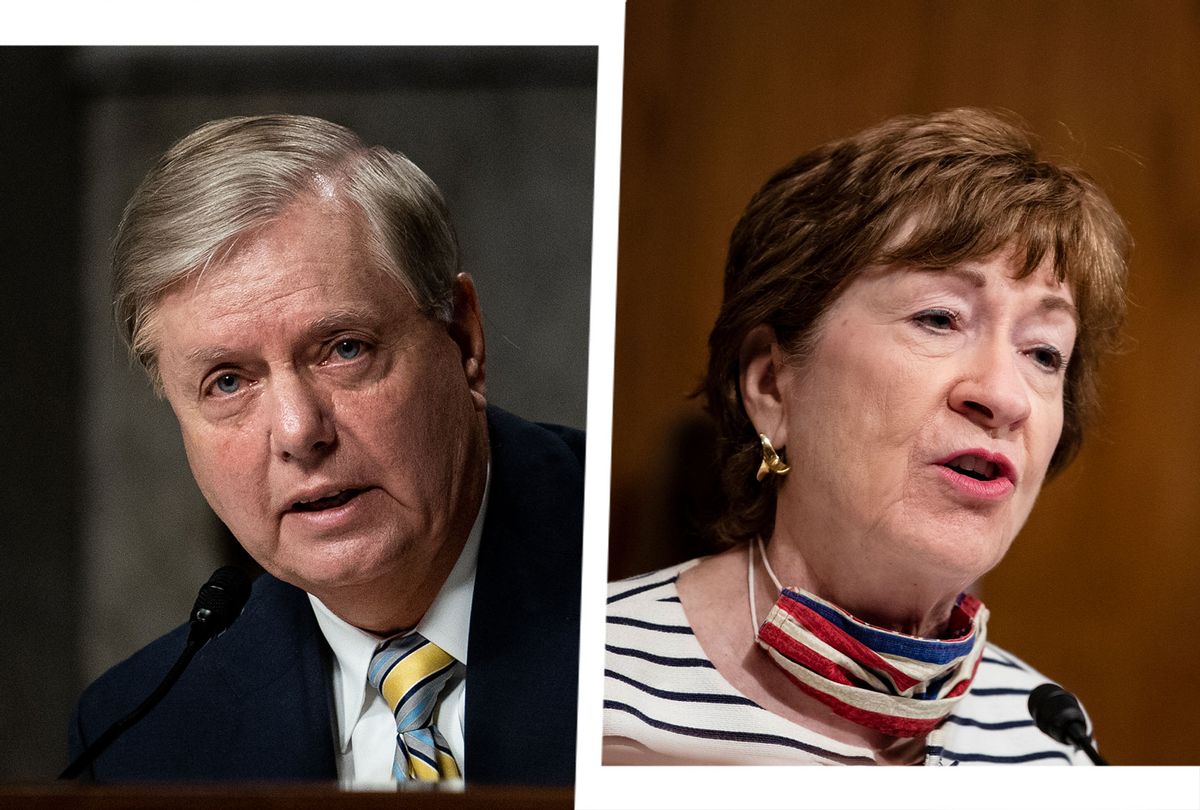 Lindsey Graham and Susan Collins (Photo illustration by Salon/Getty Images)