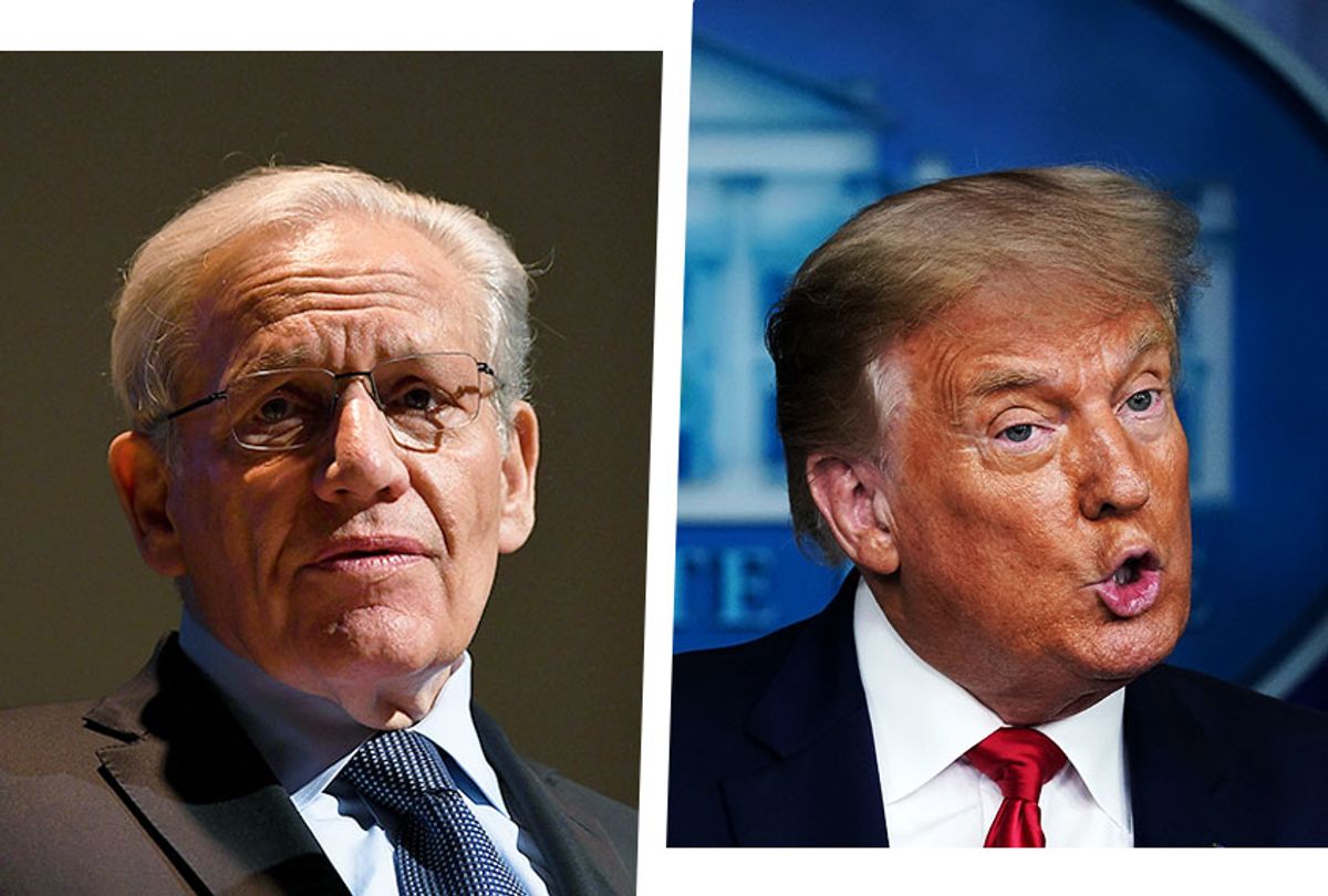 Bob Woodward and Donald Trump (Photo illustration by Salon/Getty Images)