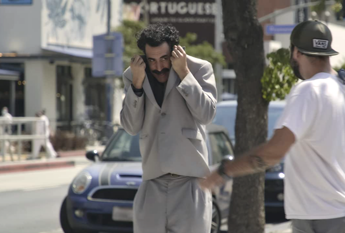 Sacha Baron Cohen stars in "Borat Subsequent Moviefilm" (Amazon)