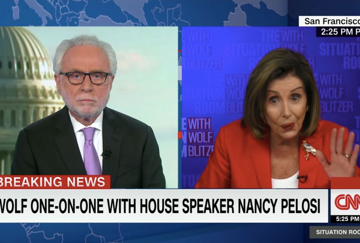 Wolf Blitzer speaks with House Speaker Nancy Pelosi about why she has not accepted President Donald Trump's roughly $1.8 trillion stimulus offer (CNN)