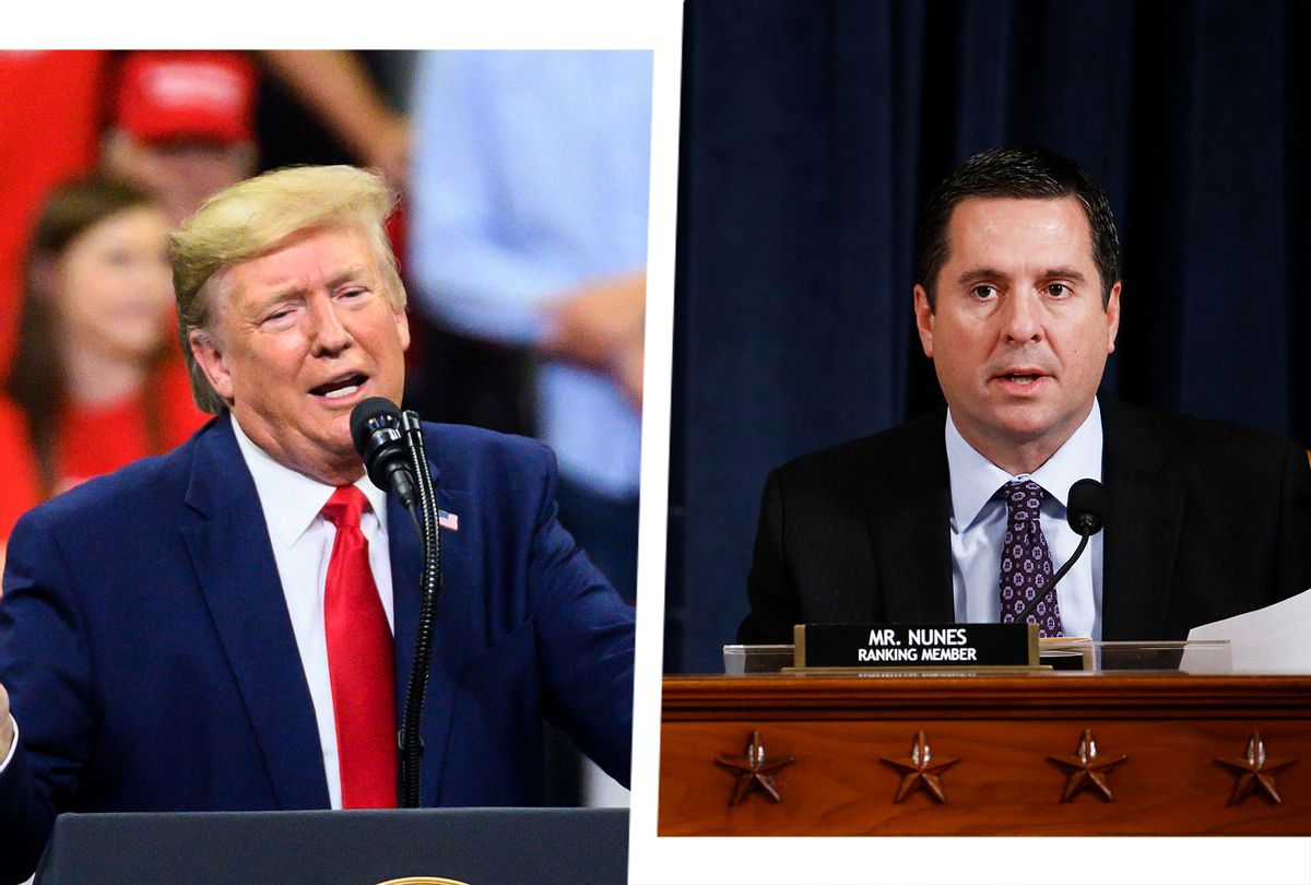 Donald Trump and Devin Nunes (Photo illustration by Salon/Getty Images)