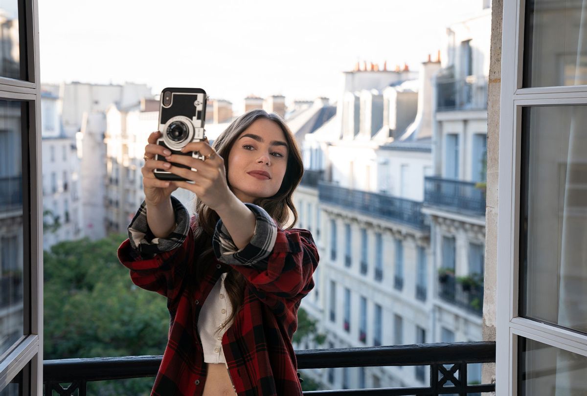 Lily Collins as Emily in "Emily In Paris" (STEPHANIE BRANCHU/NETFLIX)