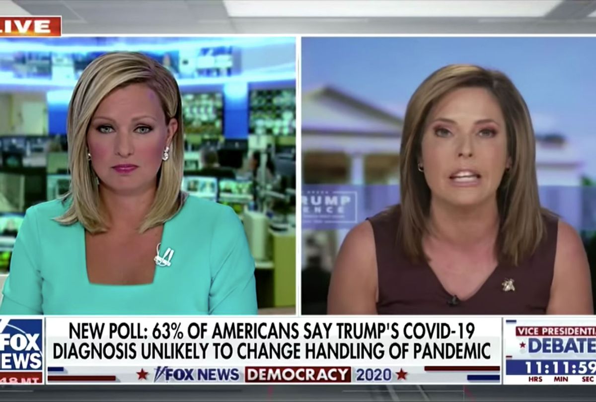 Fox News host berates Trump surrogate over handling of his infection (Fox News)