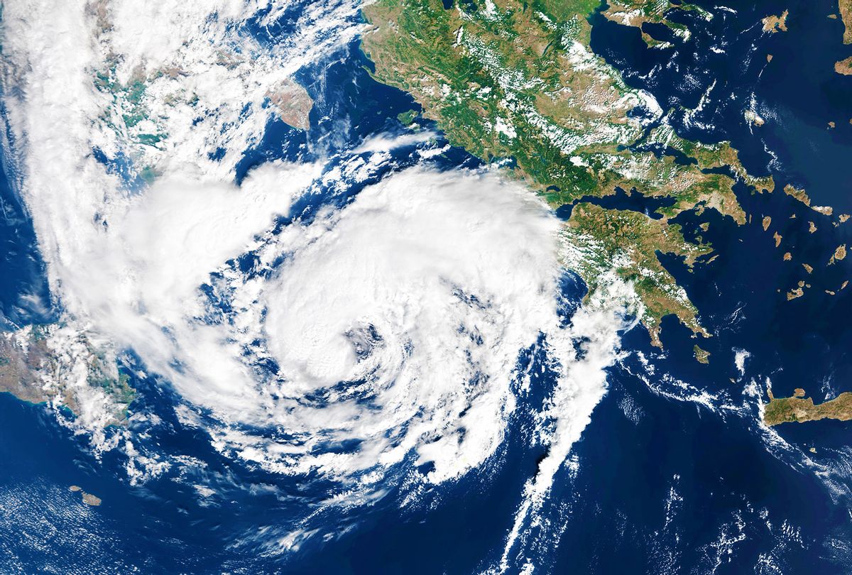 Mediterranean hurricane (Medicane) Ianos makes landfall in Greece. (Gallo Images/Orbital Horizon/Copernicus Sentinel Data 2020)