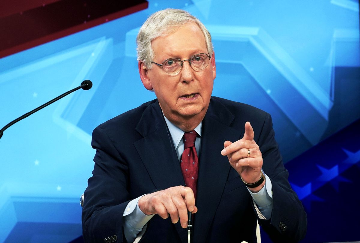 Senate Majority Leader Mitch McConnell (Michael Clubb-Pool/Getty Images)