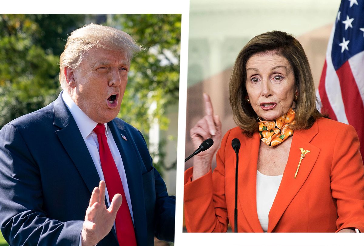 Donald Trump and Nancy Pelosi (Photo illustration by Salon/Getty Images)