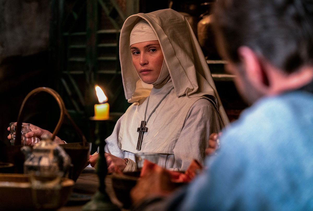 Gemma Arterton as Sister Clodagh in "Black Narcissus" (Miya Mizuno/FX)