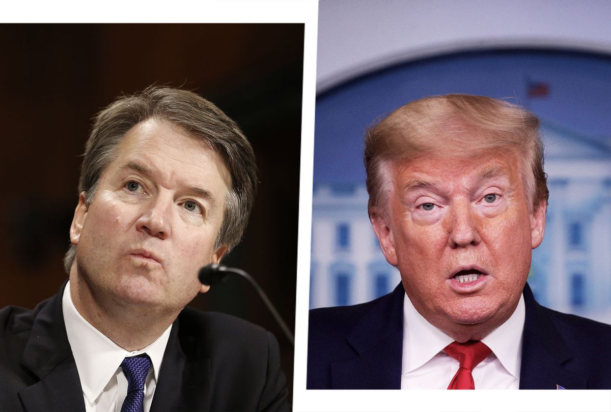 Brett Kavanaugh and Donald Trump (Photo illustration by Salon/Getty Images)
