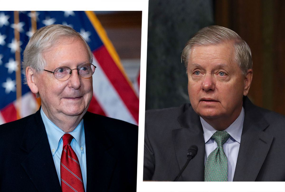 Mitch McConnell and Lindsey Graham (Photo illustration by Salon/Getty Images)