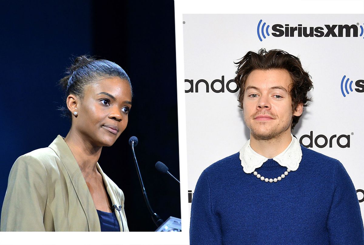 Candace Owens and Harry Styles (Photo illustration by Salon/Getty Images)
