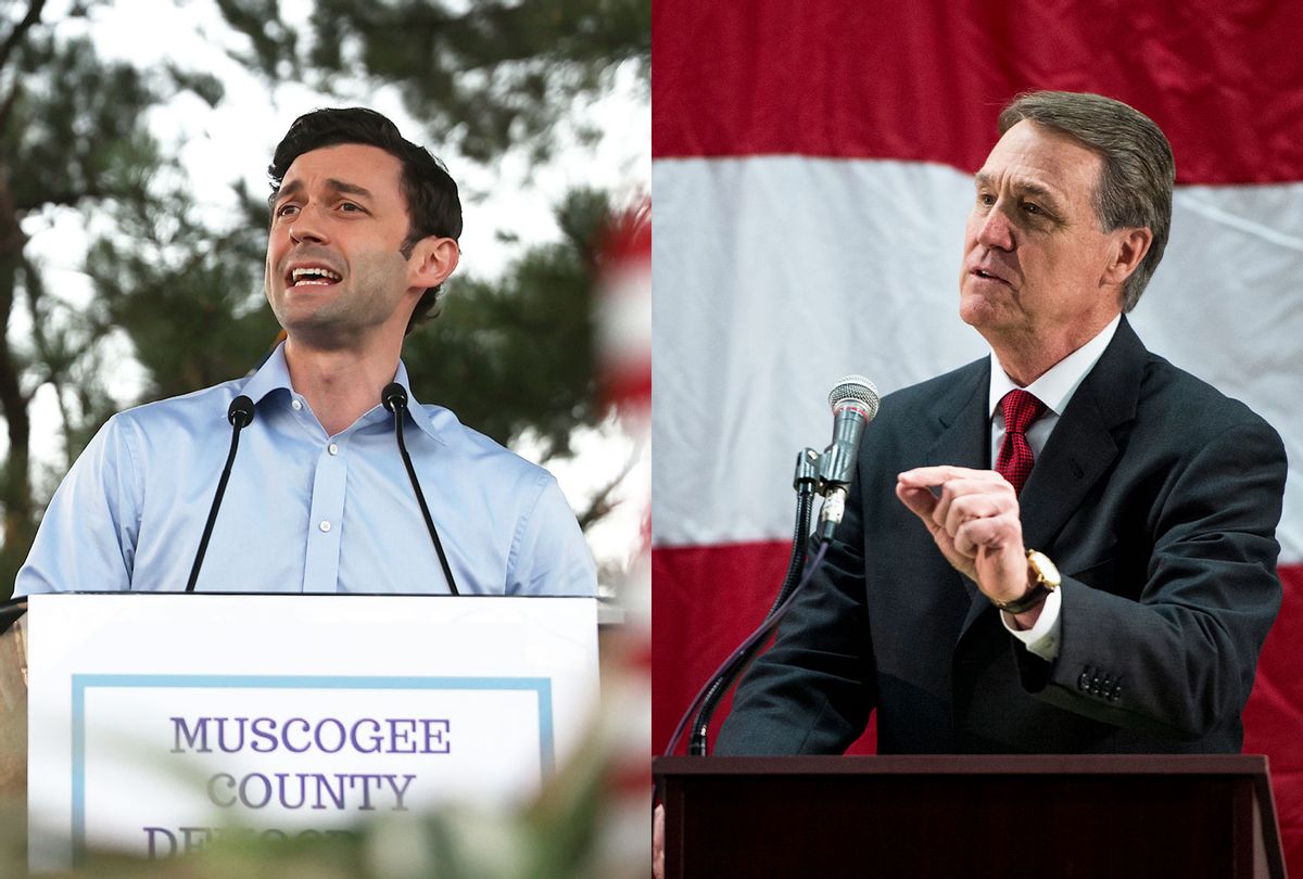Jon Ossoff and David Perdue (Photo illustration by Salon/Getty Images)