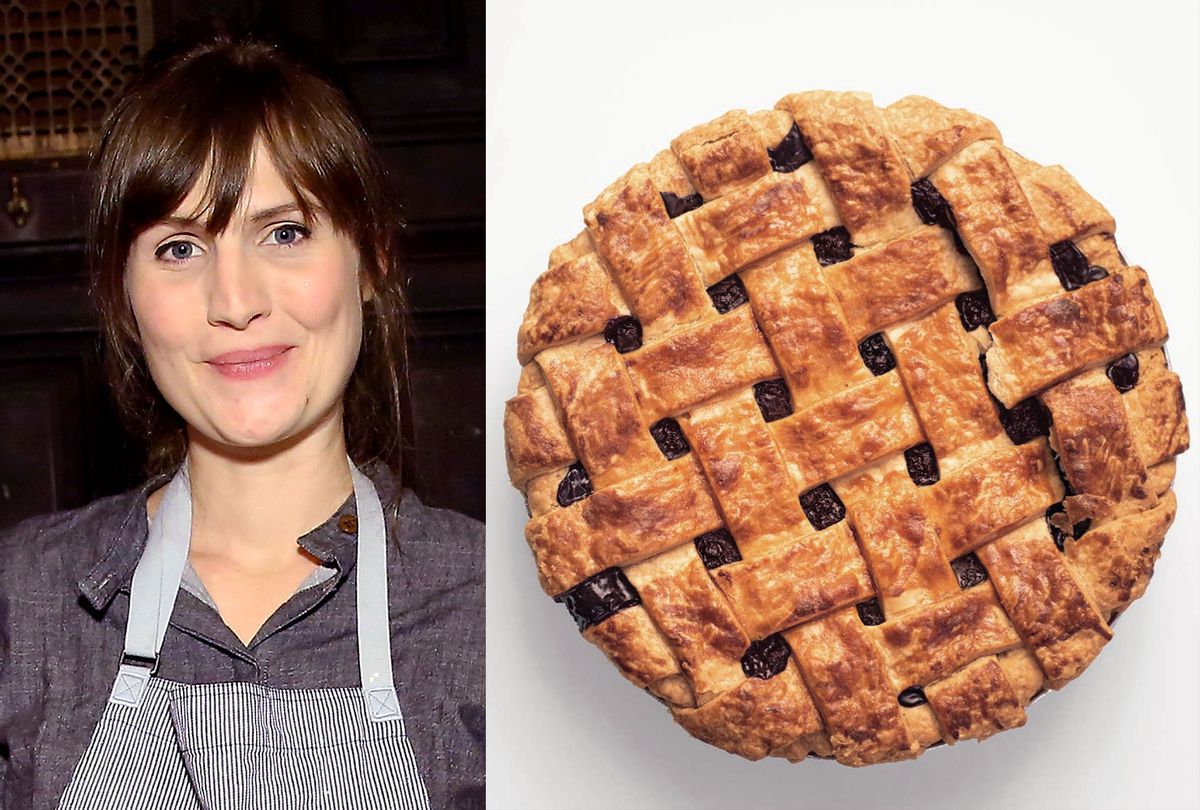 Petra (Petee) Paredez is the head baker and co-owner of Petee’s Pie Company and author of "Pie for Everyone." (Photo illustration by Salon/Getty Images/Abrams Books)