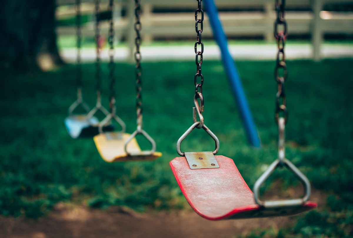 Empty swings at a park (Getty Images)