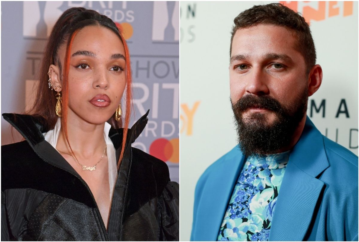 FKA Twigs at the Brit Awards; Shia LaBeouf at the Amazon premiere of "Honey Boy" (Rich Fury/David M. Benett/Dave Benett/Getty Images)