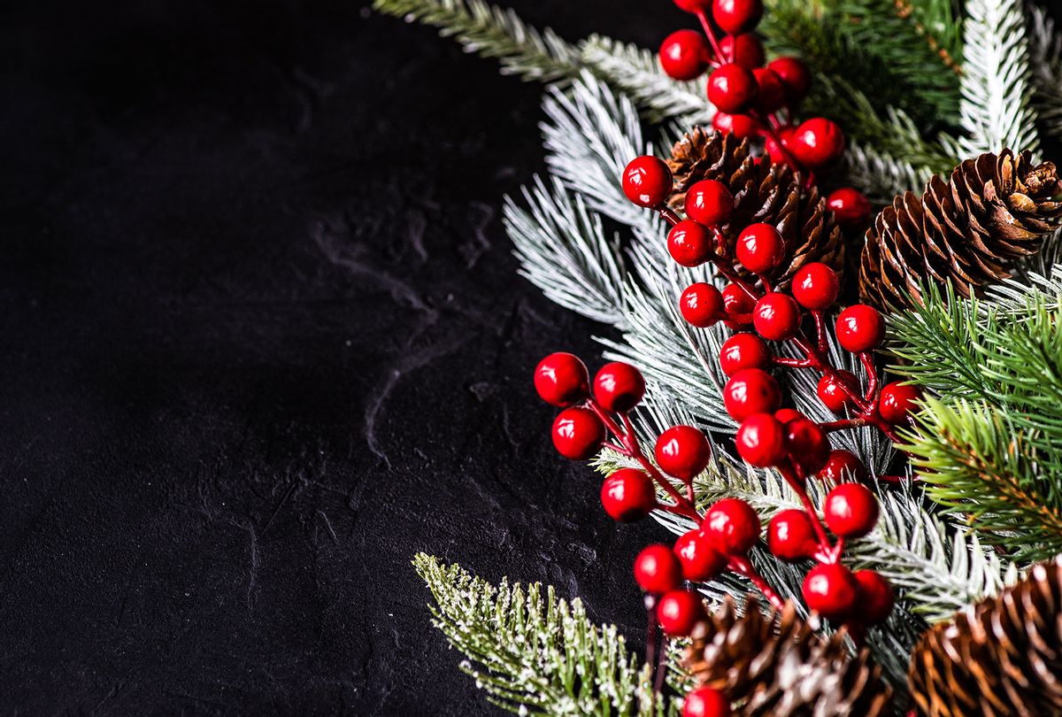 Fir branches, pinecones and berries (Getty Images)