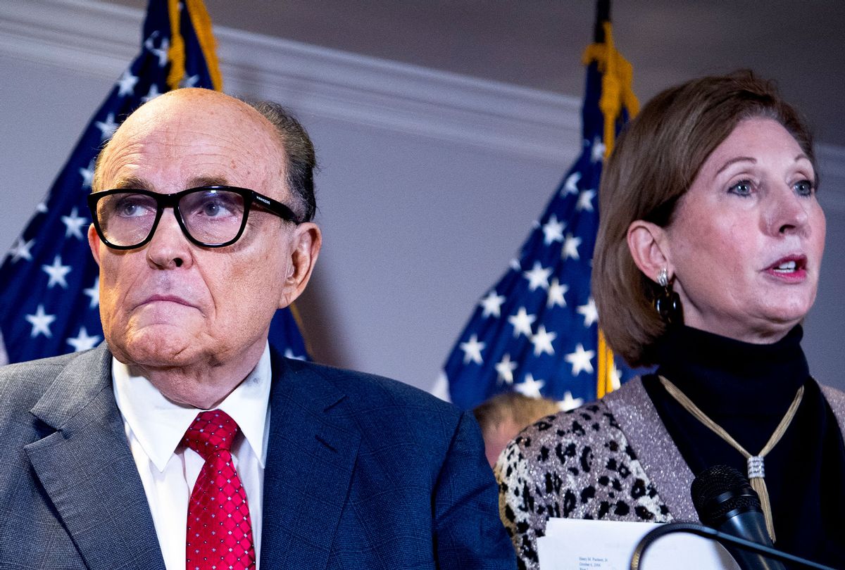 Rudolph Giuliani and Sydney Powell (Tom Williams/CQ-Roll Call, Inc via Getty Images)