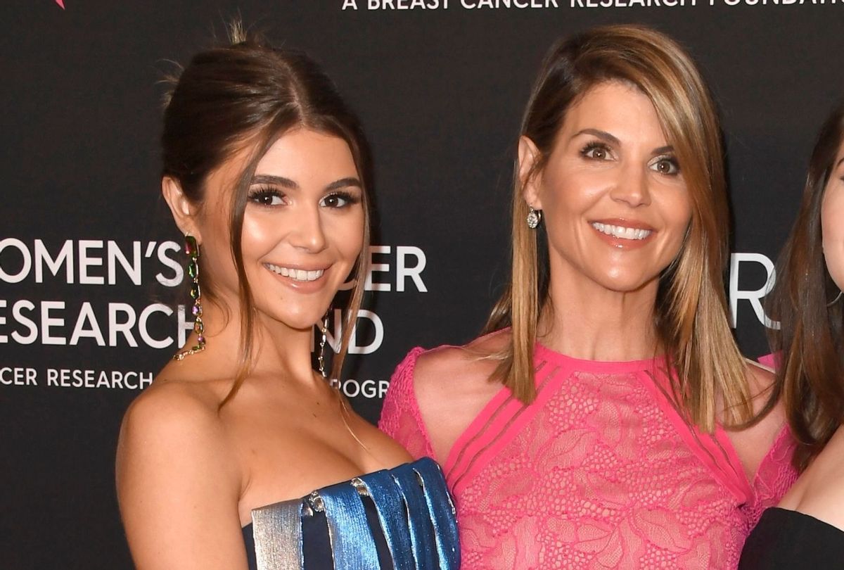 Olivia Jade Giannulli and mother, actress Lori Loughlin attend The Women's Cancer Research Fund's An Unforgettable Evening Benefit Gala in February 2019 (razer Harrison/Getty Images)