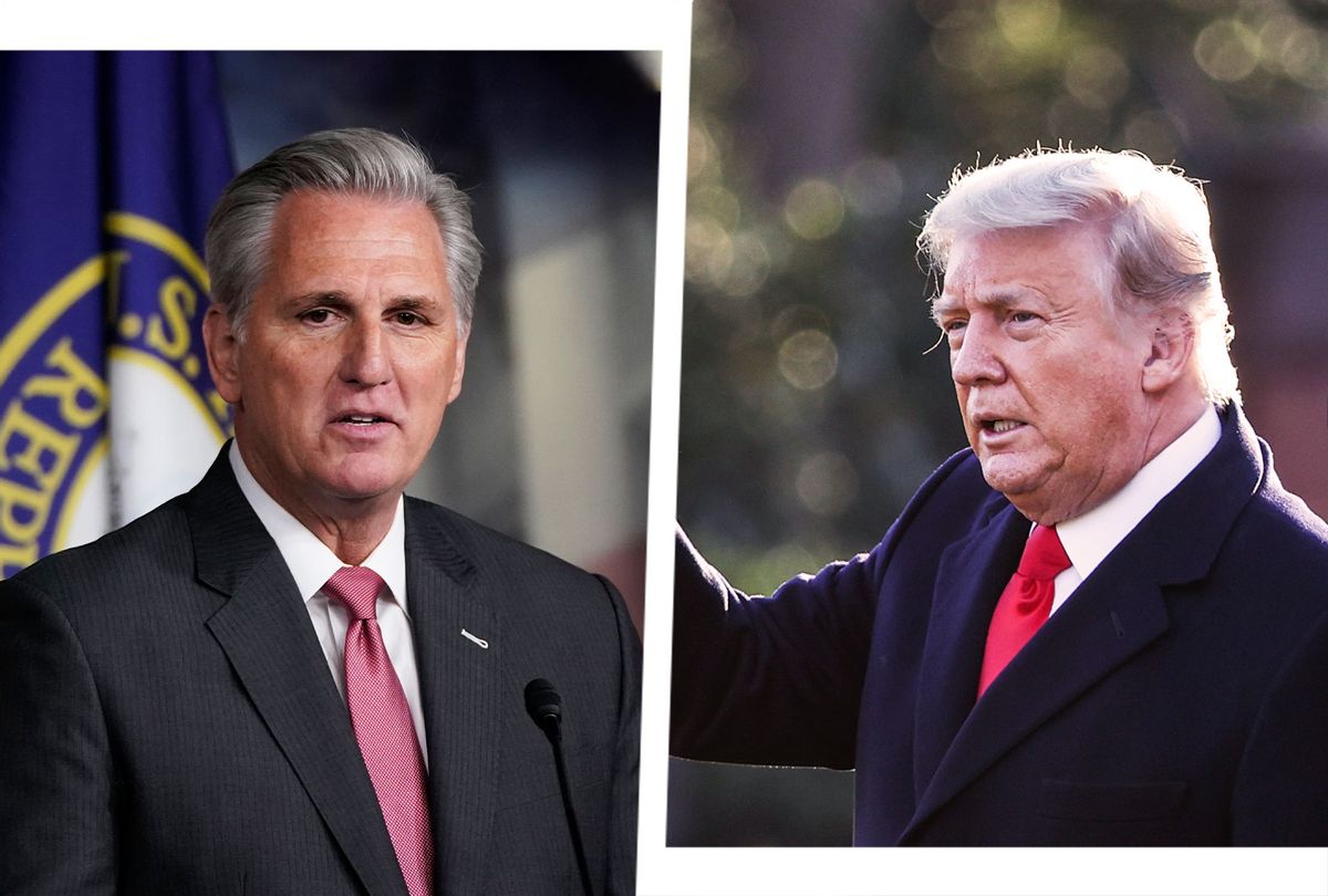 Kevin McCarthy and Donald Trump (Photo illustration by Salon/Getty Images)