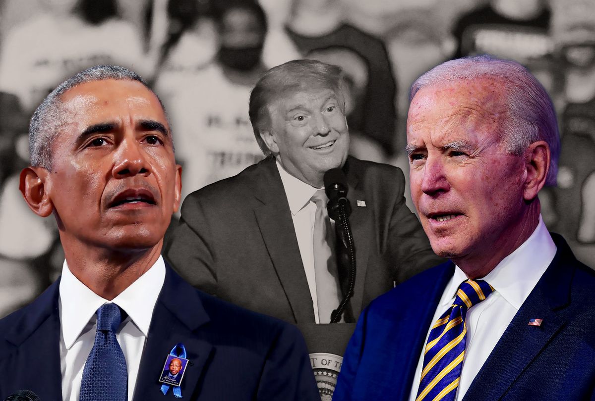 Barack Obama, Joe Biden and Donald Trump (Photo illustration by Salon/Getty Images)