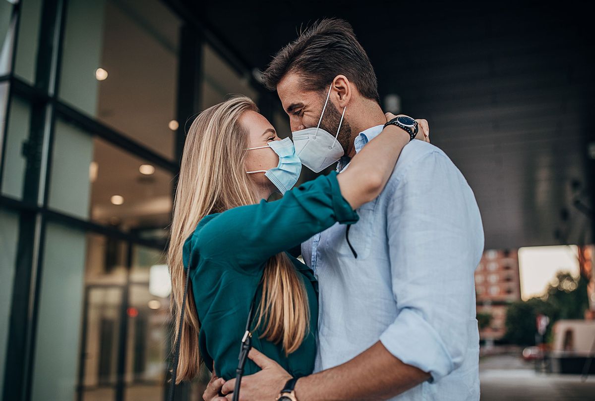 Love during coronavirus pandemic (Getty Images)
