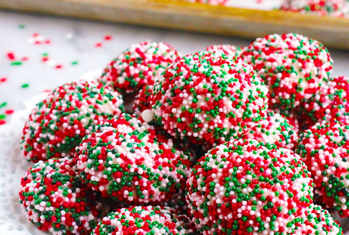 Holiday Sprinkle Cookies (Courtesy Meghan McGarry/Buttercream Blondie)