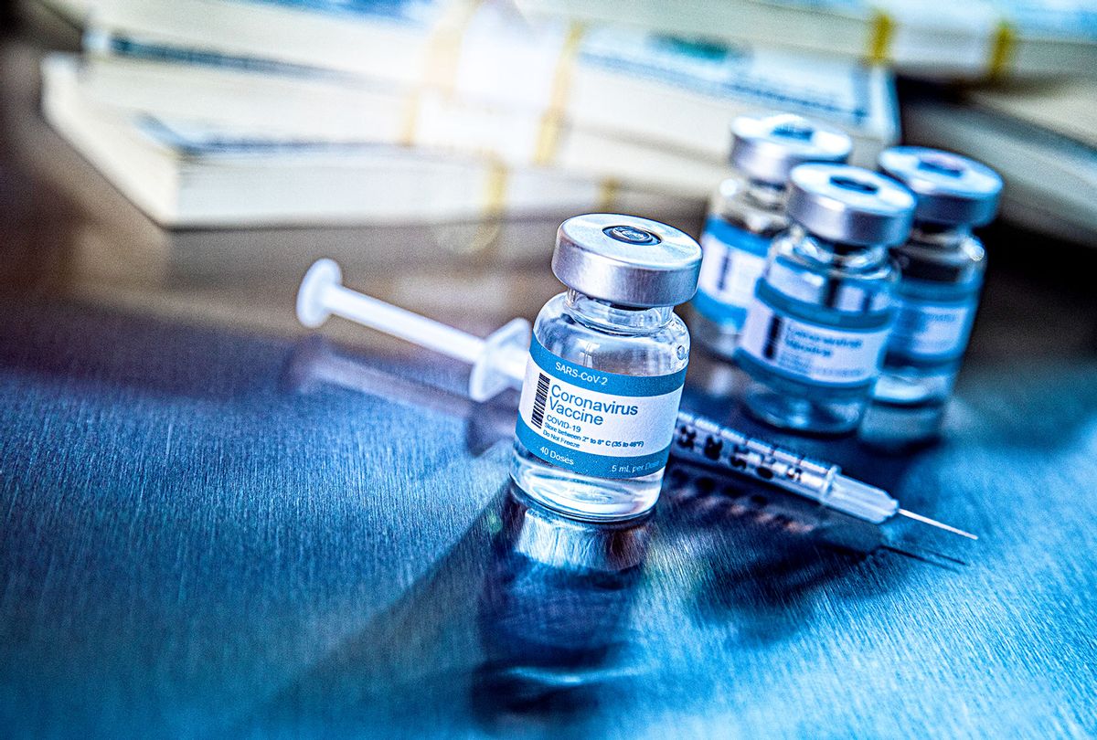 Coronavirus vaccine vials in hospital  (Getty Images)