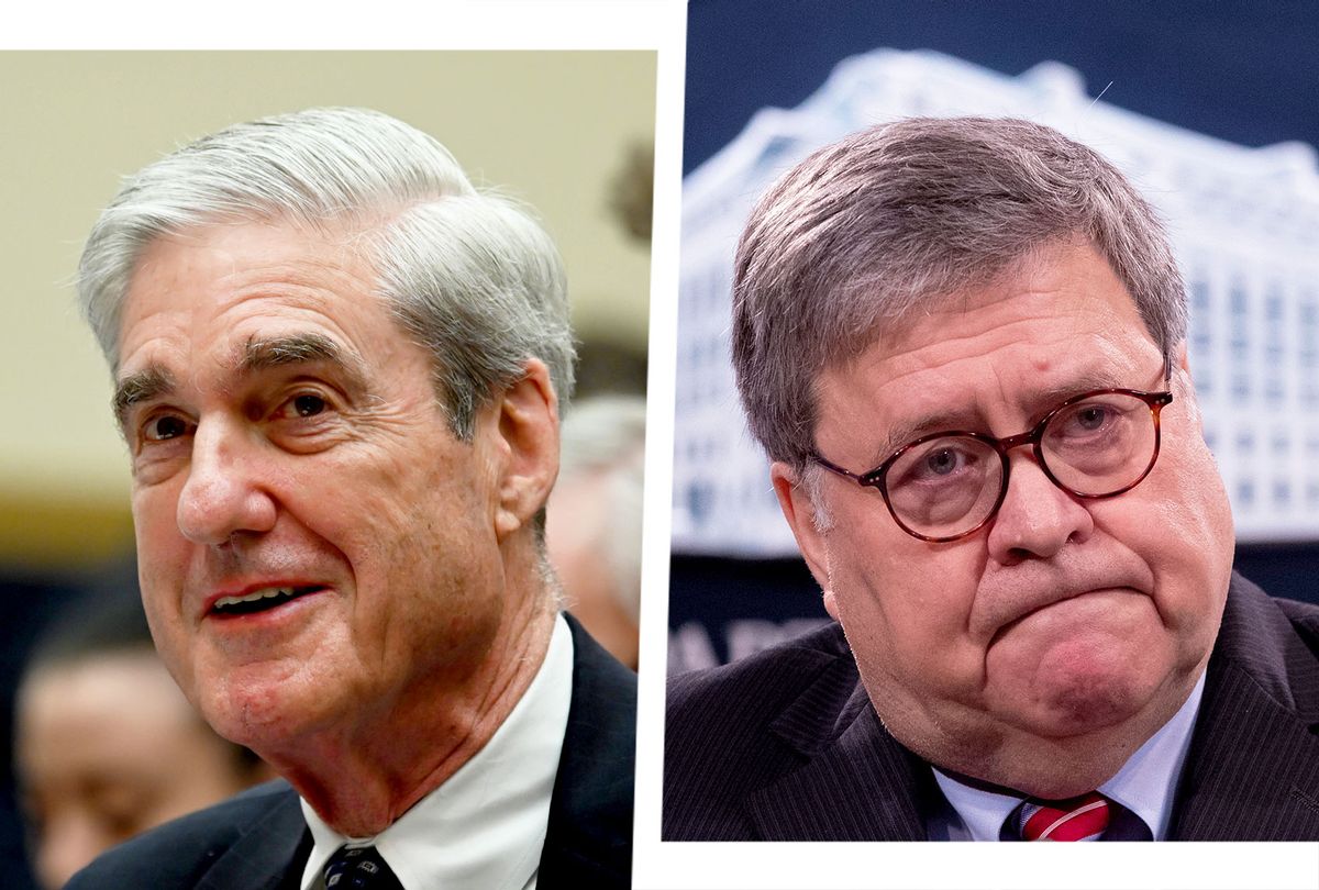 Robert Mueller and William Barr (Photo illustration by Salon/Getty Images)
