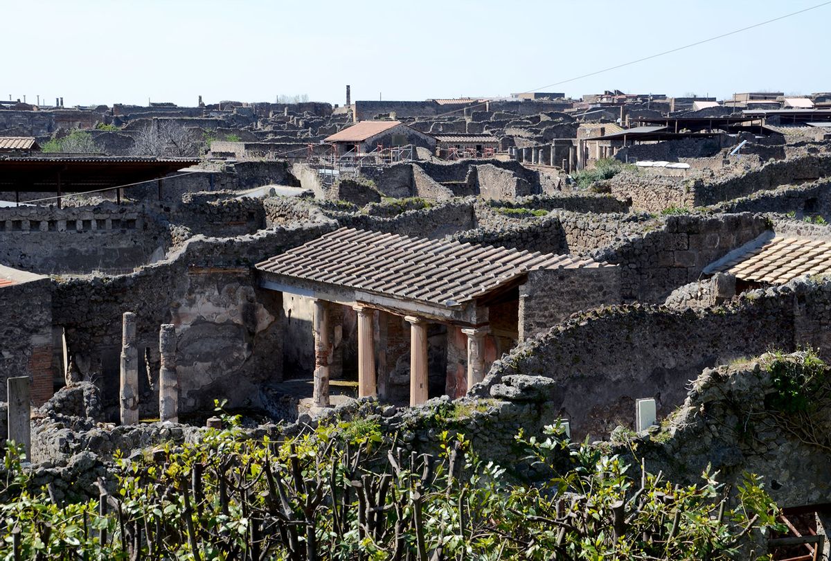 Looking at Pompeii from above (Getty Images)