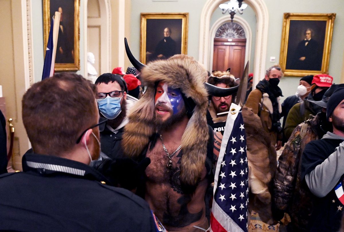 Supporters of US President Donald Trump enter the US Capitol on January 6, 2021, in Washington, DC. - Demonstrators breeched security and entered the Capitol as Congress debated the a 2020 presidential election Electoral Vote Certification. (SAUL LOEB/AFP via Getty Images)