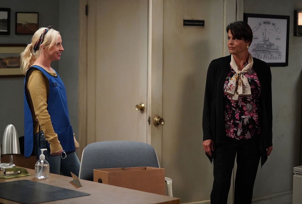 Lecy Goranson and Alexandra Billings in "The Conners" (Eric McCandless/ABC)