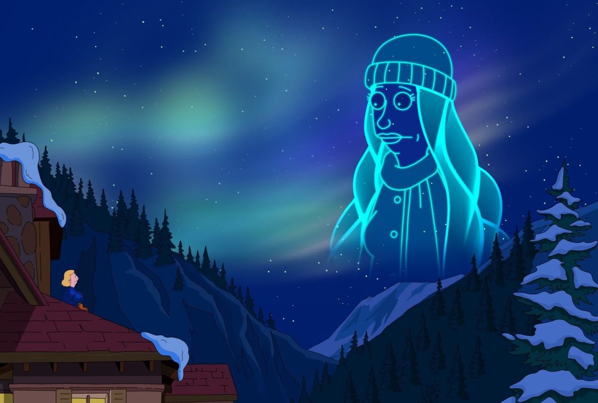 Alanis Morissette as herself (and the Aurora Borealis) on "The Great North" (FOX)