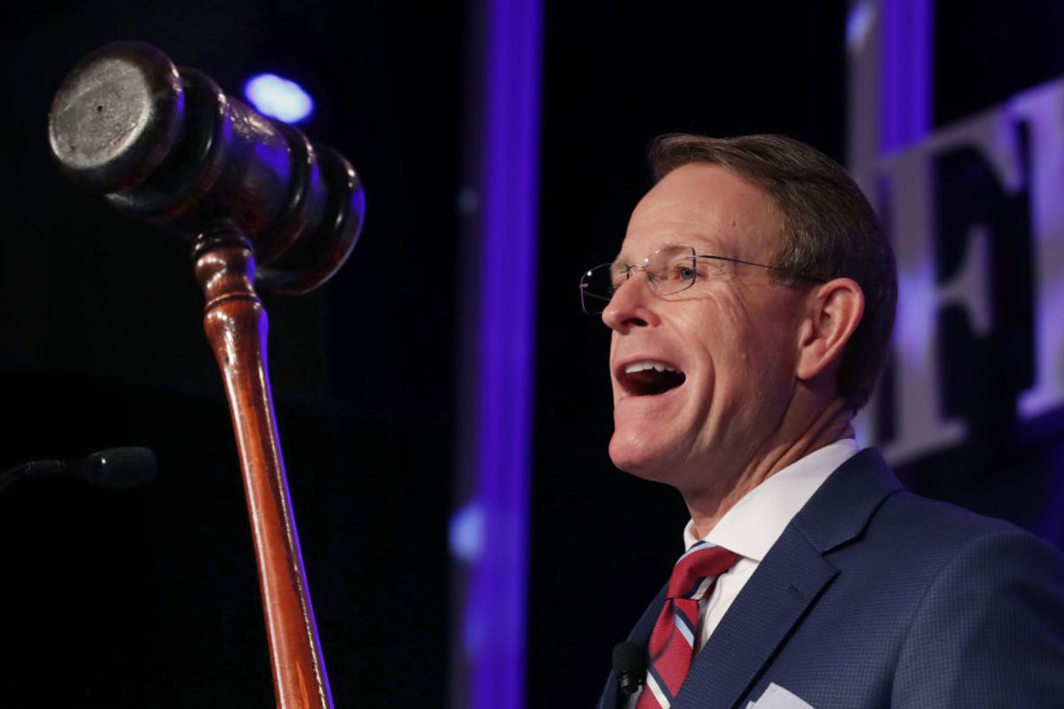 Family Research Council president Tony Perkins at the opening of the council's 2018 Value Voters Summit in Washington. (Chip Somodevilla/Getty Images)