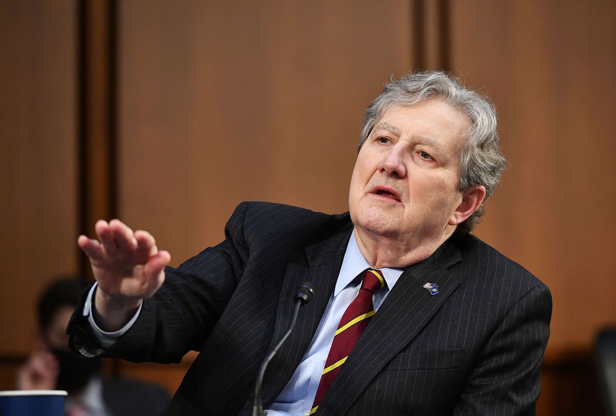 Senator John Kennedy, R-LA, (MANDEL NGAN/POOL/AFP via Getty Images)