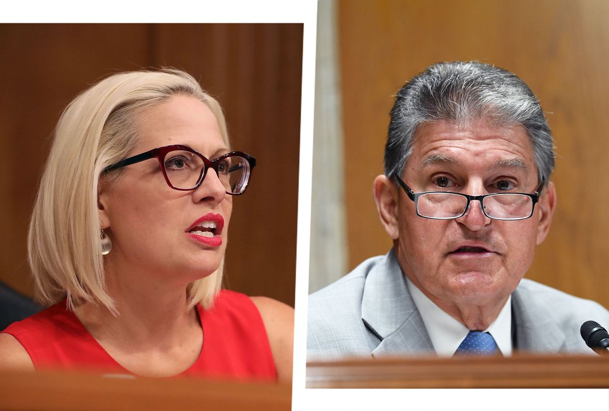 Kyrsten Sinema and Joe Manchin (Photo illustration by Salon/Getty Images)