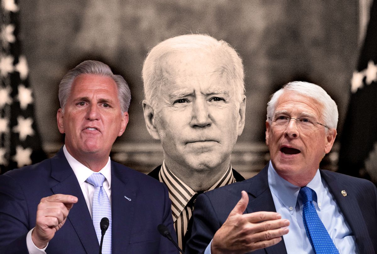 Kevin McCarthy, Roger Wicker and Joe Biden  (Photo illustration by Salon/Getty Images)