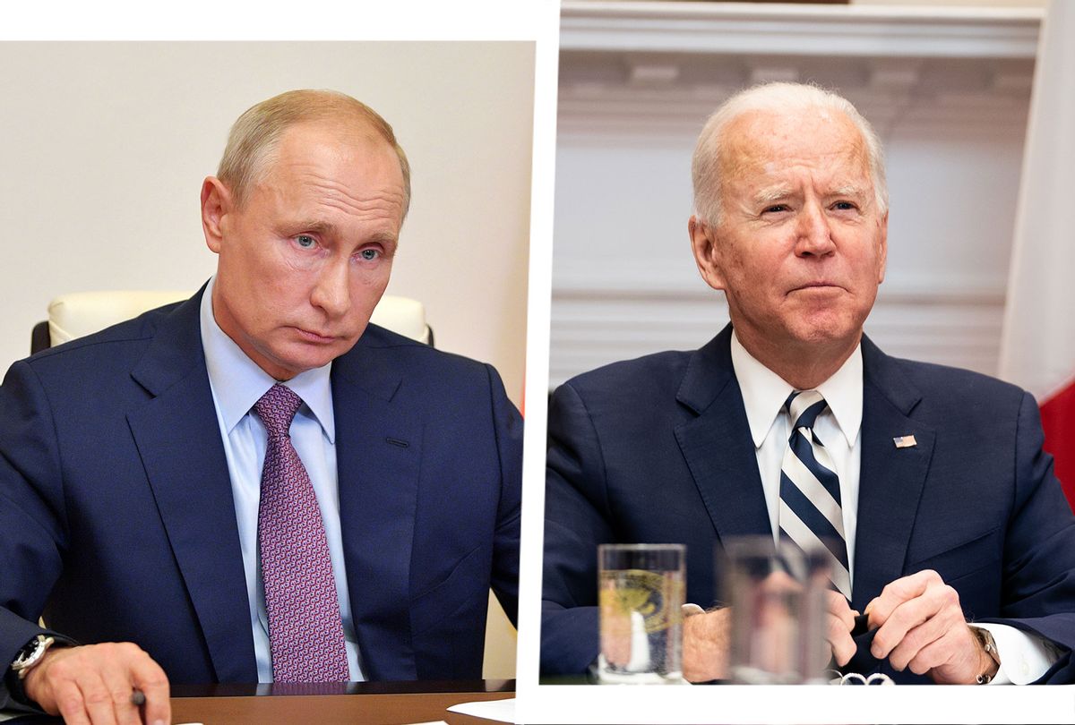 Russia President Vladimir Putin and U.S. President Joe Biden (Photo illustration by Salon/Getty Images)