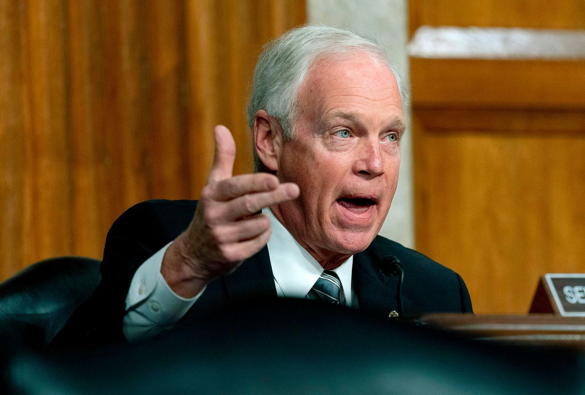 Senator Ron Johnson, R-Wisc. (ANDREW HARNIK/POOL/AFP via Getty Images)