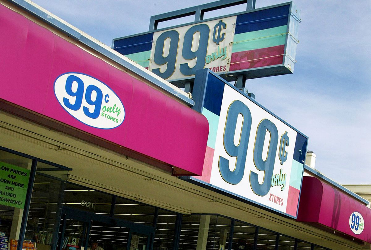 A $.99 cent store in Los Angeles, CA (Carlos Chavez/Los Angeles Times via Getty Images)