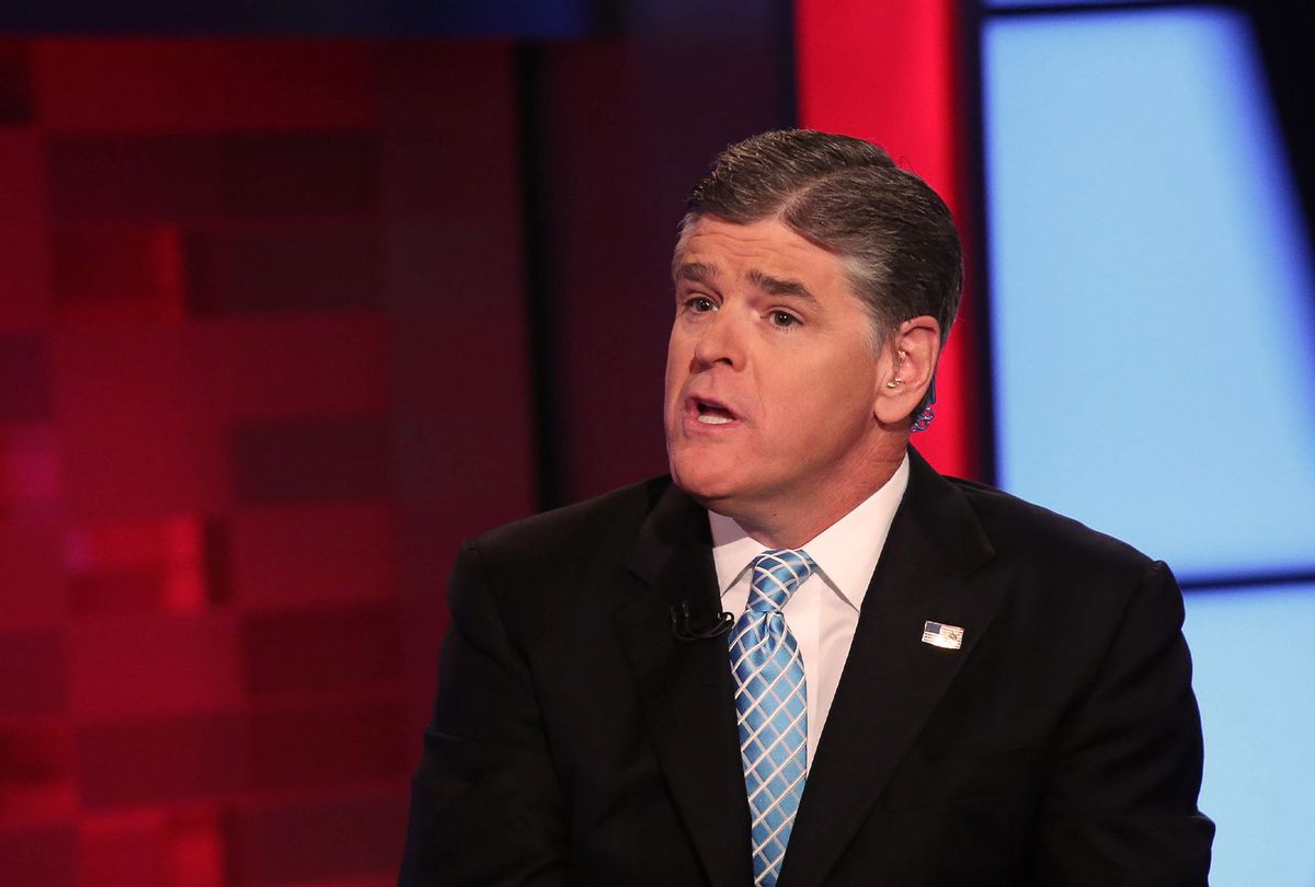 Sean Hannity appears on FOX News Channel's "Hannity" at FOX Studios on May 11, 2015 in New York City. (Rob Kim/Getty Images)