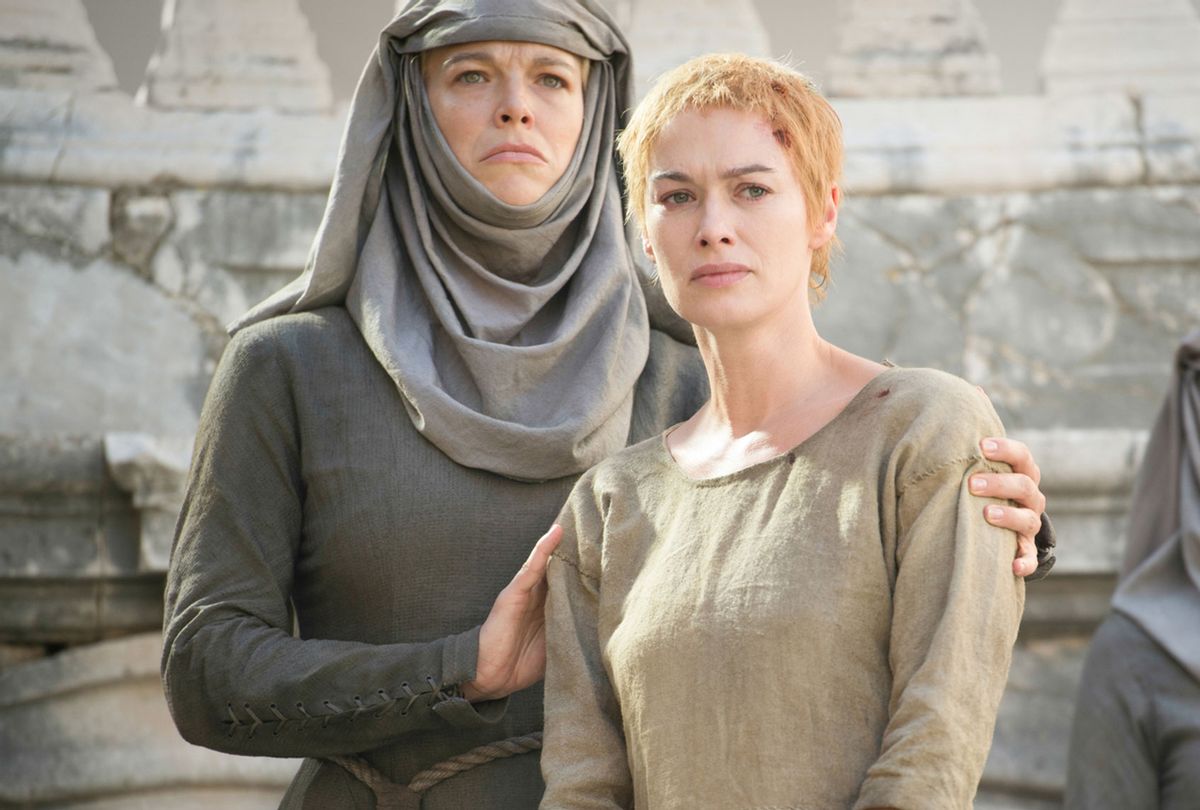 Hannah Waddingham and Lena Headey on "Game Of Thrones" (HBO/Macall B. Polay)