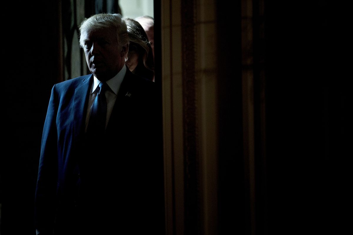 Former President Donald Trump (BRENDAN SMIALOWSKI/AFP via Getty Images)