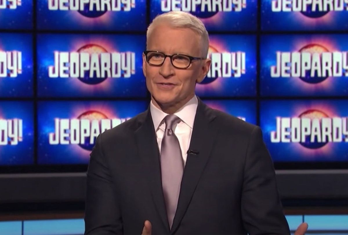 Anderson Cooper on "Jeopardy!" (Jeopardy Productions)