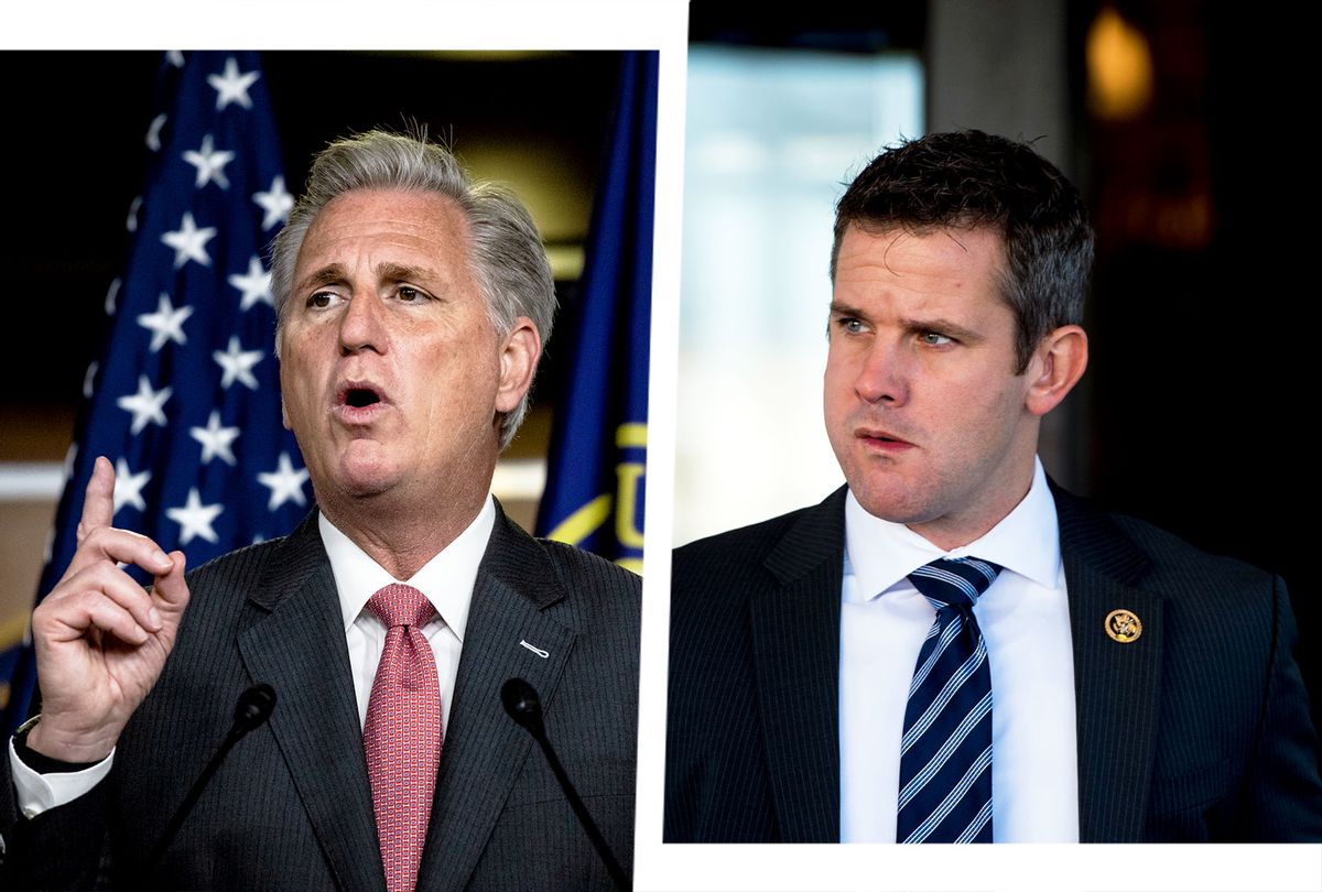 Kevin McCarthy and Adam Kinzinger (Photo illustration by Salon/Getty Images)