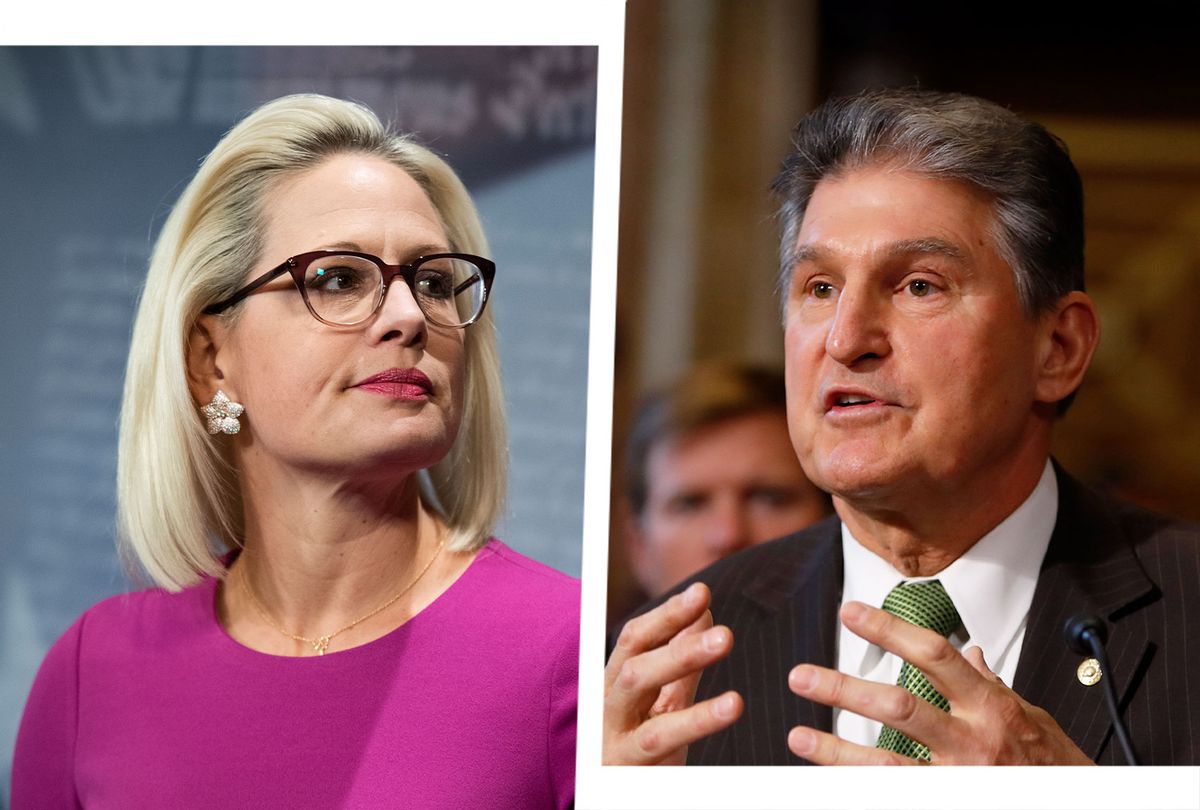 Kyrsten Sinema and Joe Manchin (Photo illustration by Salon/Getty Images)