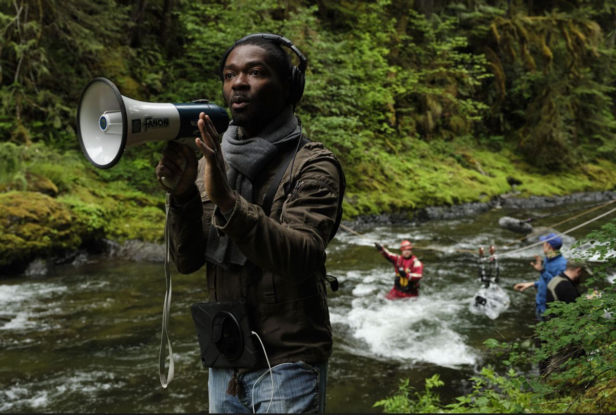 David Oyelowo behind the scenes on "The Water Man" (Karen Ballard/RLJE Films)